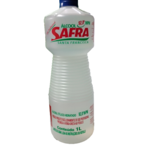 Álcool Etílico 92,8 de 1 Litro – Safra