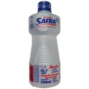 Álcool Etílico Hidratado 46,3º 500ml – Safra