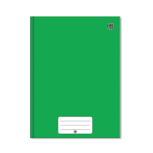 Caderno Capa Dura 1/4 96 Folhas Verde – 3B