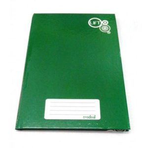 Caderno Capa Dura 1/4 96 Folhas Verde – Credeal