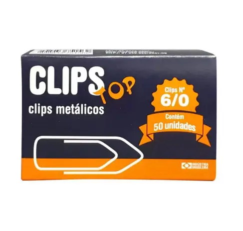 Clips Galvanizado 6/0 Caixa 50 Unidades – Clips Top