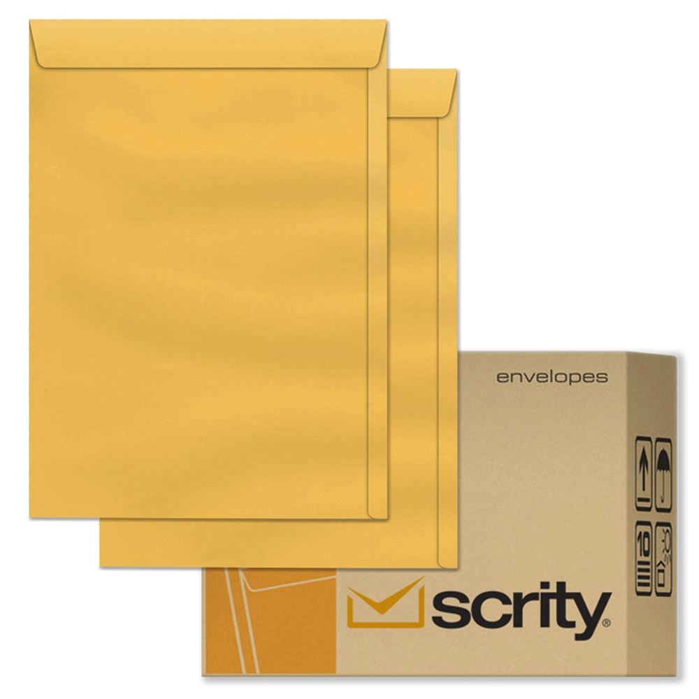 Envelope 24×34 Ouro 250 Unidades – Scrity