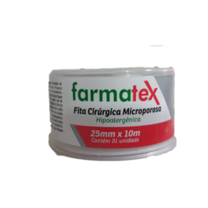 Fita Micropore Branco 25mmx10m – Farmatex