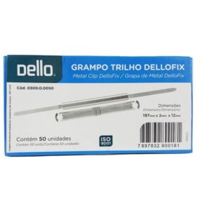 Grampo Trilho Metal Dellofix 197x2x12mm 50 Unidades – Dello
