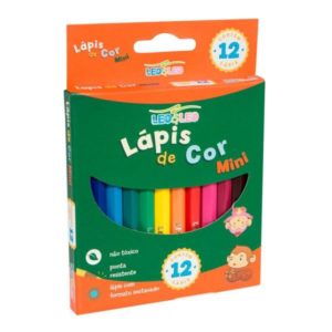 Lápis de Cor com 12 Cores Pequeno Jocar Office – Leo&Leo