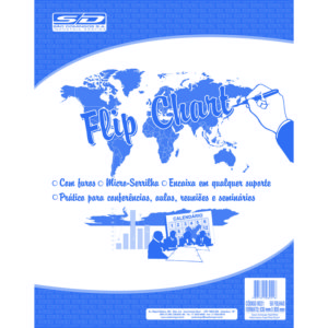 Papel Flip Chart 63x80mm 50 Folhas – São Domingos