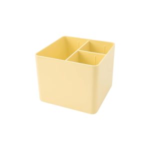 Porta Objetos com 3 Divisórias Amarelo / Azul / Lilás / Verde – Dello