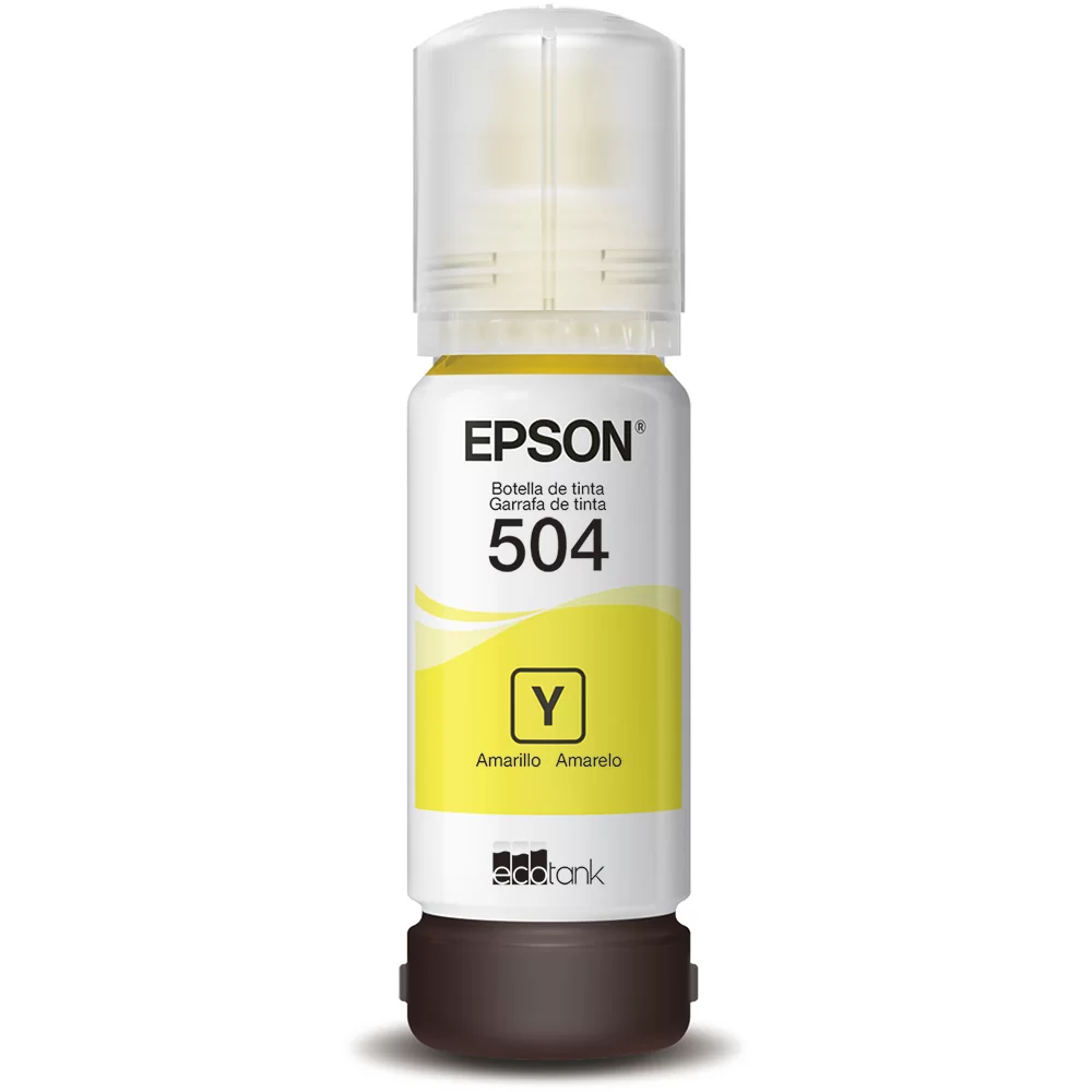Refil de Tinta Epson 504 Preto / Ciano / Magenta / Amarelo – Epson