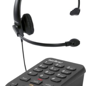 Telefone Analógico com Headset (Telemarketing) HSB 50 – Intelbras
