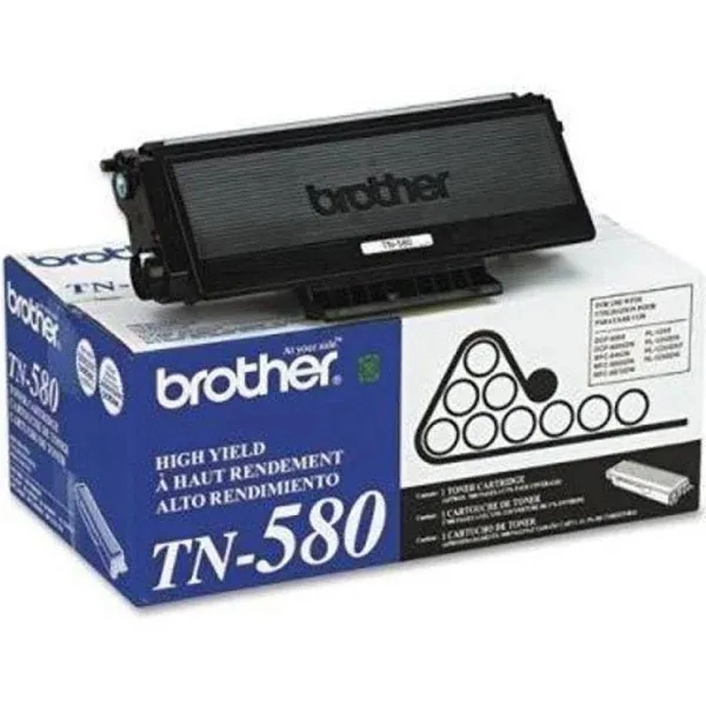 Toner Preto Brother TN-580 DCP8060 DCP8065N HL5240 HL5250 HL5258DWT – Brother