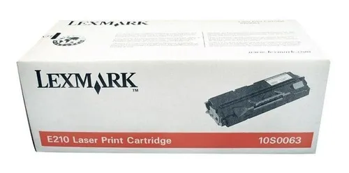 Toner Preto Lexmark 10S0063 E210 – Lexmark